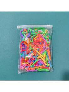 100pcs/200pcs/300pcs/400pcs Magic Wand Building Block Set, Educational Early Learning Magic Wand Creative Puzzle Educational Toy, DIY Geometric Assembly Kit Unleash Children's Imagination And Creativity, Children's Creative Learning Toy, Holiday, Birthday Gift, Halloween/Christmas Gift, Random Color - Multicolor - View 14