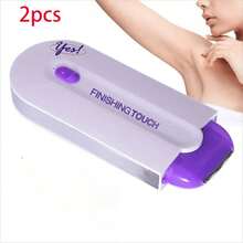 专业女士电动剃须刀/脱毛器，适用于面部、腿部、比基尼线、手部和身体。