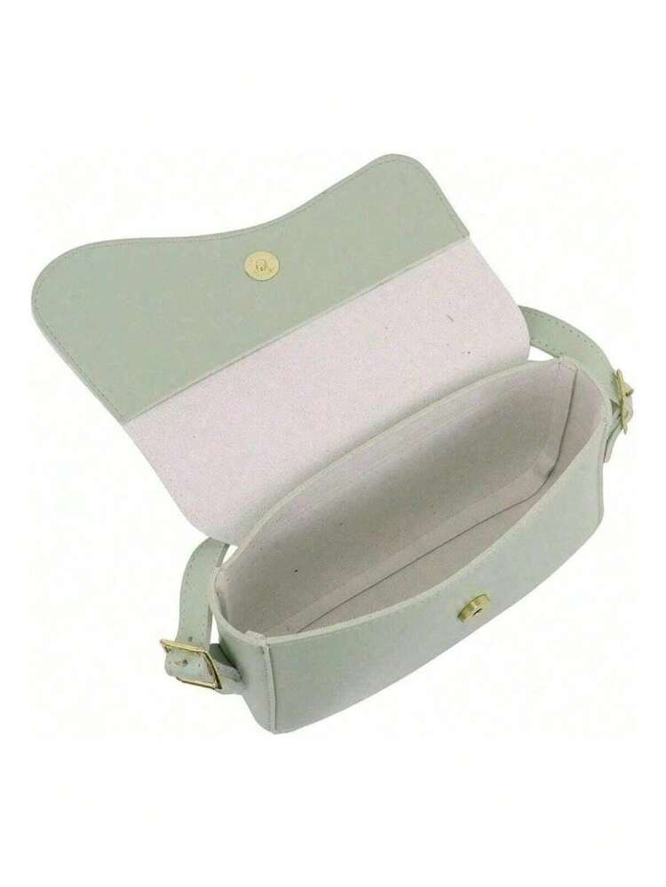 Minimalist, Elegant And Practical Women's Shoulder Bag - verde menta - Añade 3