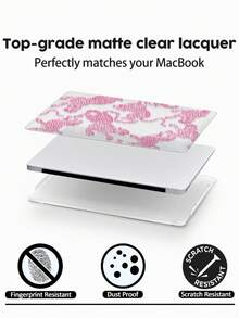 Bao đựng laptop bằng acrylic mờ in họa tiết da báo, phù hợp với Air13 2025/Pro16 M3 M2, chống bám vân tay, chống sốc, tản nhiệt 3 trong 1, cần thiết cho văn phòng và học tập. - Nhiều màu - Xem 4