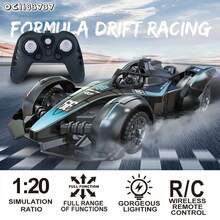 Modelo de Simulación Control Remoto 2.4GHz Coche de Juguete de Carreras Drift Stunt - Negro - Ver 2