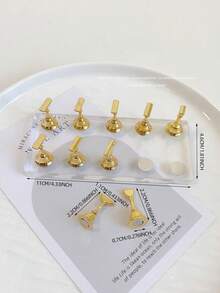 5 giá đỡ trưng bày móng tay từ tính, giá đỡ tập làm móng acrylic, giá trưng bày móng tay DIY cho tiệm nail. - Nhiều màu - Xem 11