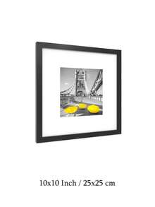 XXBANZHUAN 8x8/10x10/12x12 英寸方形经典相框，黑色/白色/棕色可选，可展示 3.5x3.5 英寸（带衬垫）或 8x8 英寸（不带衬垫）照片，尺寸分别为 20x20 厘米/25x25 厘米/30x30 厘米。适用于客厅、卧室、书桌、书架或墙面装饰，增添温馨个性化的装饰效果。生日、结婚纪念日、节日礼物，月亮和星星主题。