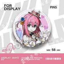 孤独 - 摇滚彩虹波 Chisato Hoto - Irisayama Ryo Kitahara Yuka 金属激光徽章 礼物，节日礼物，生日礼物，完美礼物 - 彩色 - 查看 8