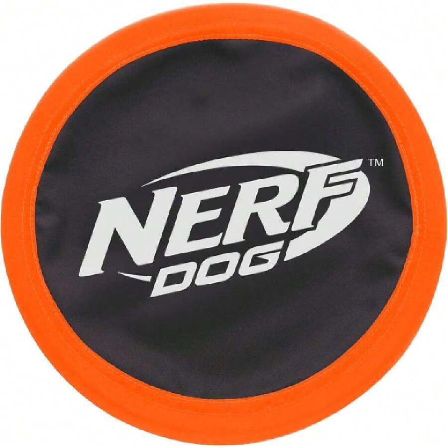 Zone Flyer juguete para perro, , ligero, duradero y resistente al agua, ideal para playa y piscina, 10,5 pulgadas de diámetro, para razas medias/grandes, unidad única, naranja/negro,39010158 - Multicolor - Ver 1
