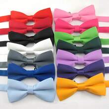 Nơ cổ đen thanh lịch - Kiểu dáng tuxedo trang trọng - Có thể điều chỉnh, một cỡ - Thích hợp cho vest, đồng phục và các dịp đặc biệt, phụ kiện, lễ hội, quà tặng. - màu đen - Xem 6