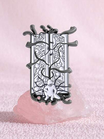 1PC Japanese Anime Enamel Pins Punk Coll Style Door Of Truth Brooches Lapel Badges Clothes Jewelry Gift For Fans Friends