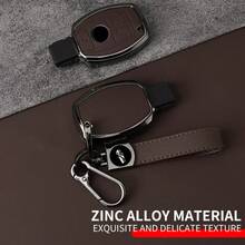 Ốp bảo vệ chìa khóa xe hơi bằng hợp kim kẽm, kiểu dáng thông minh, phù hợp với các dòng xe A, B, C, E Class GLS GLA GLK GLC CLS CLA AMG W204 W205 W212 W463 W176. - Mercedes - Xem 4