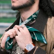 22\X22\ Flower Cotton Bandana Multi-Purpose Headbands - GreenLeaf - View 8