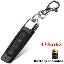Universal Gate Opener Remote-433mhz Remote-Gate Control Remote - Cloning Remote Control Key Fob, 4 Buttons Universal Cloning Remote Control Key Fob 433mhz For Garage Door - Black - View 4