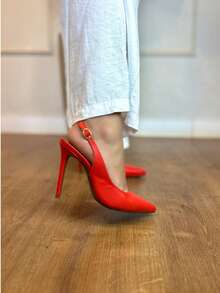 Women's Open-Toe Pump With 11cm Heel - Angela Galvão 2 - 納帕櫻桃 - 查看 5