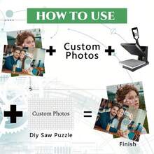 Custom Photo Puzzle, Party Game Activity Puzzle 35/120/300/500/1000 Pieces, Suitable For Family, Pets, Birthday, Party, Wedding Gifts - Multicolor - View 4