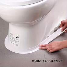 1 Roll Of Bathroom And Toilet Waterproof Sealing Tape, Self-Adhesive Bathtub And Wall Sealing Tape, Sealant, Sealing Tape, Sink Sealing Tape, For Protecting Bathroom, Toilet, Bathtub Floors And Walls, Adhesive Backing. - 0.87英寸 x 39.3英寸 - 查看 1