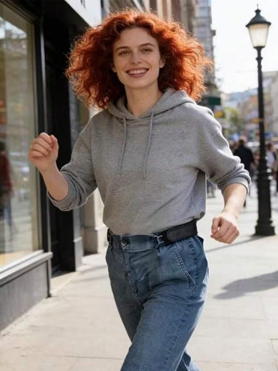 1条装弹力隐形腰带，金属钩弹力腰带，无扣设计，适合休闲和正式场合，非常适合步行和日常活动。 - 多色 - 查看 1