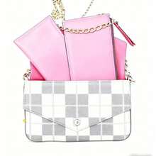 LOUIS⁢ VUITTON⁢ Fashionable And Classic Three-In-One Single - Shoulder Bag And Cross - Body Bag, With An Overall Style That Is Elegant Yet Fashionable - Đen và trắng - Xem 1