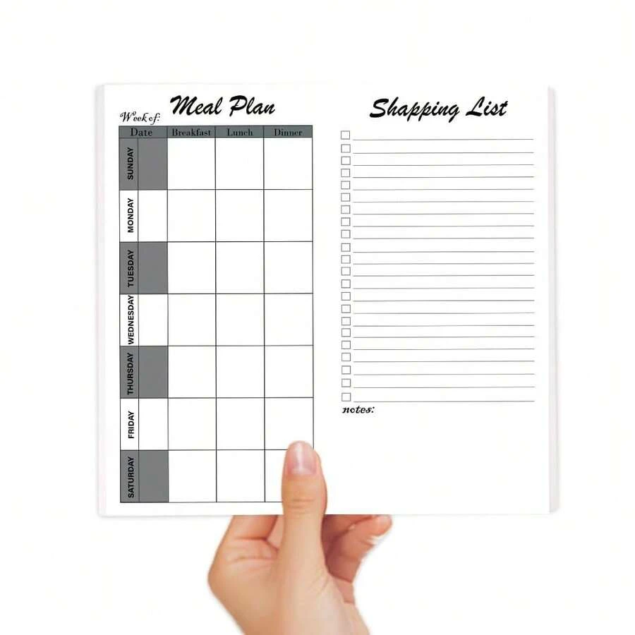Travelers Notebook Inserts,Meal Plan Refills,Standard Regular TN Journal,30 Sheets,8.25\ X 4.25\,Travelers Notebook Refills For Journals,Dis,Planners - 補充餐計劃 - 查看 1