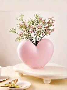 Decorative Resin Vase - White, Suitable For Home Decor, Bedroom, Office & Dorm, Storage, Wedding Decor, House Decoration, Jewelry Storage, Party Decor, Great Gift