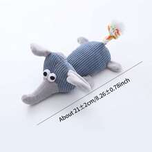 Plush Dog Toy, Cute Design, Bite-Resistant, With Sound Function, Soft Animal Shape, Suitable For Puppy Teething, Fun Interactive Game, Pet Chew Toy Suitable For Small Dogs, Poodles, Bichons - Multicolor - View 2