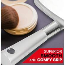 Large Pack Of 5 Hand Held Mirror Set For Barbers And Salon - Perfect For Home Travel And Makeup Use With Long Comfy Handle And Distortion Free HD Reflection - 33CM Length X 23CM Width Silver