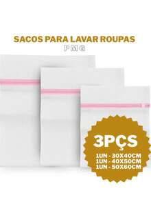 3/6pcs Reusable Laundry Bag Set - Durable Material, Effective Cleaning + Machine Washable, Damage Prevention, Practical Washable - Protect Delicate Clothes/Home Laundry/Mother's Day/Women's Day Gift - Multicolor - View 9