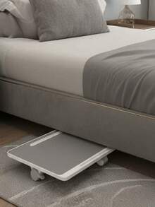 1pc Foldable & Adjustable Bedside Table, Minimalist Design Laptop Desk For Dorm, Study, Notebook, Window Ledge - Multicolor - View 5