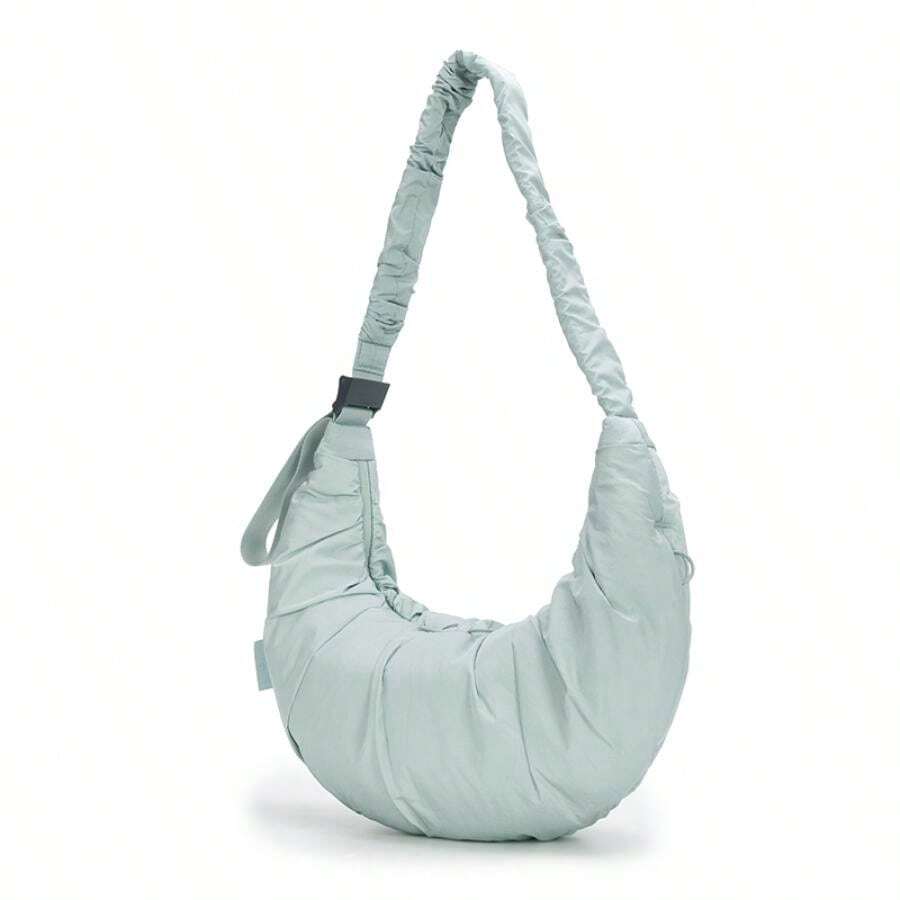 Adidas Túi đeo chéo nữ, túi đeo vai dùng hàng ngày và du lịch ngoài trời JZ2144 - Màu xám xanh nhạt tuyệt đẹp - Xem 1