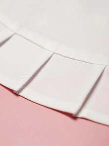 1件装时尚黑白洛丽塔风格女仆围裙 - 可爱涤纶厨房用餐围兜（女士款）[参考图片4和5] - 彩色 - 查看 2