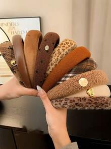 Retro Wide Headband For Women, High Crown Headpiece, Headband, Women Headband