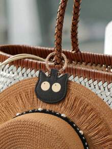 Clip magnético con forma de gato elegante y lindo, gancho de viaje, accesorio de almacenamiento portátil, dije para bolso de mujer, colgante de mochila de cuero PU. Se puede colgar en bolsos de hombro, bolsos cruzados o llaves para sujetar sombreros, gorras de béisbol, bufandas y tarjetas. Adecuado para la oficina, el transporte, las vacaciones, el camping, las compras, las fiestas y otras ocasiones. También es un regalo ideal para cumpleaños, San Valentín, Ramadán. - Multicolor - Ver 1