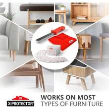 New X-Tector Furniture Pads Preparation Set - IncludMetal File, Microfiber Cloth & 20 Cleaning Wip- Furniture Surface Prep Kit For Easy Installation Of Furniture Pads! - Prep Set - View 7