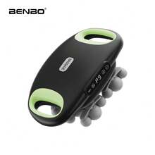 Benbo 16-Head Massage Gun, Muscle Relaxation Massager With Deep Tissue High-Frequency Vibration, Relieves Muscle Soreness. Suitable For Back, Shoulder, Waist, Leg And Other Areas, Helps Relieve Muscle Aches From Fitness And Work. Black And White Color, Ideal For Office, Gym, Home, Business Travel, Christmas, New Year, Thanksgiving, And A Great Gift For Friends And Family. - Solid Color - View 8