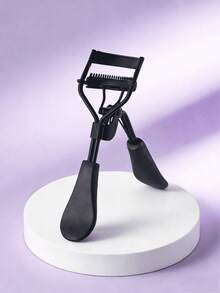 1pc Portable Eyelash Curler, Stainless Steel Eyelash Comb, Long-Lasting Curl, Suitable For Daily Makeup - Multicolor - View 5