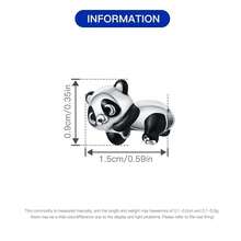 Cute Panda Animal 925 Sterling Silver Charms For Bracelets And Necklace Dangle Pendants Butterfly Elephant Dog Bead Jewelry Present For Women Family Friends - A-可愛熊貓吊墜 - 查看 5