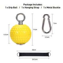 3 szt./zestaw piłek do podciągania z uchwytem wspomagającym siłę chwytu – trwała metalowa konstrukcja, nadaje się do drążka do podciągania, łopaty, fitnessu i ćwiczeń – idealne do domowej siłowni i aktywności na świeżym powietrzu - Wielokolorowe - Zobacz 9