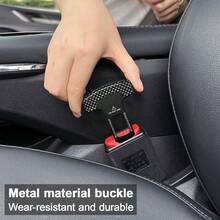 2Pack Car Seat Belt Clip Buckle,Car Trim Accessories Seat Belt Clip Adjuster Clips For All Cars To Make Your Driving More Comfortable & Flexible Accessories (Black) - mặc định - Xem 4