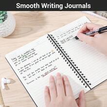 EUSOAR Students Ruled Spiral Notebook, A5 1pack 5.5\X8.3\ 160 Pages Hardcover Lined Travel Writing Notebooks Journal, Memo Notepad Sketchbook, Students Office Business Diary Ruled Book Journal - 皇家藍 - 查看 7
