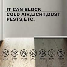 1pc Leather Door Seal Strip, EPE Foam + Leather Insulation Weatherstrip - Multicolor - View 5