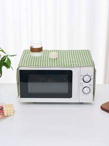 1 pièce Housse de four à micro-ondes à carreaux verts, style campagnard, Fête des femmes, Essentiels de voyage, Cadeaux de mariage, Y2K, Chambre à coucher, Accessoires pour voiture pour femmes, Décoration de cuisine, Mariage, Y2K, Fête, Cadeau pour la Fête des mères, Décoration de chambre, Jardin, Décoration de cuisine, Été, Plage, Essentiels de voyage, Décoration de chambre, Squishy, Remise des diplômes - Vert - Voir 3