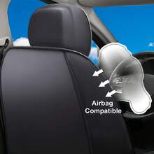 5 Seats Car Seat Covers Fit For Hondas CRV CR-V Full Set Premium Faux Leather Front Rear Back Seats Pu Leather Seat Protectors - 5 seats covers - 查看 9