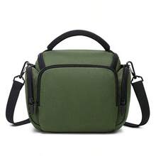 Digital Camera Shoulder Bag Crossbody Waterproof Carry Case For DSLR SLR Canon - Green - View 3