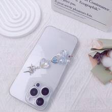 1-4PCS Cute Phone Charms Aesthetic Y2K Cell Phone Charms Strap Strawberry Butterfly Star PhoneCharm Y2K Accessories For Bag Keychain  Camera Pendants Decor - 1xBlueHeart - Xem 6