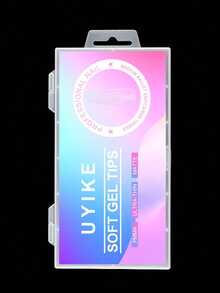 240pcs Coffin Shaped Ultra-Thin Dual-Use Acrylic Nail Stickers, Ideal For Women And Girls