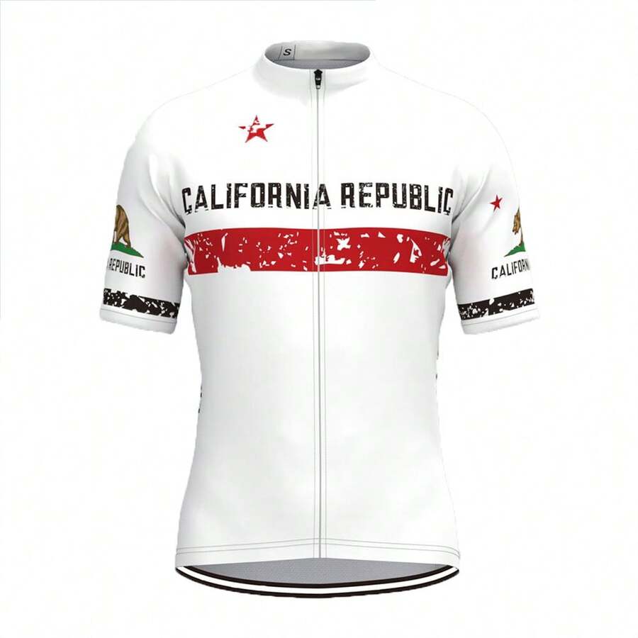 防滑拉链设计骑行服，吸湿速干，适合山地车和公路车骑行 - 彩色 - 查看 1