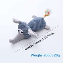 Plush Dog Toy, Cute Design, Bite-Resistant, With Sound Function, Soft Animal Shape, Suitable For Puppy Teething, Fun Interactive Game, Pet Chew Toy Suitable For Small Dogs, Poodles, Bichons - Multicolor - View 14