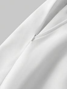 Conjunto casual elegante de 2 peças para primavera/verão, para deslocações diárias, escritório e negócios, conjunto casual feminino, conjunto feminino elegante, roupa árabe branca - Branco - Ver 7