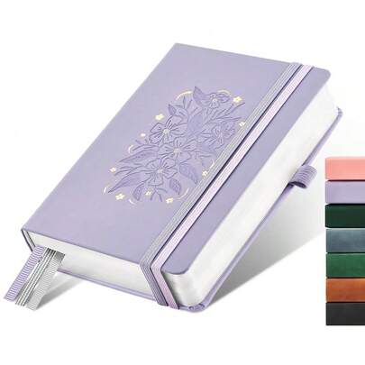 &And Per Se Lined Journal Notebook For Women&Men With Pattern, 365 Pages, 5.7'' X 8'' 100GSM Thick Paper, A5 Journals For Writing (Lavender)