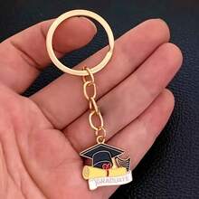 15 Pieces / 5 Sets Graduation Keepsake Chain Graduation Gift Includes Thank-You Card, Keychain, Sandbag, Fabric Bag Chain-Style Graduation Keepsake Chain University Graduation Gift Graduation Party Prize