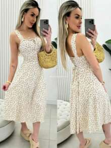 Floral Maxi Dress For New Year's Eve, Party, Summer, Outing, Vacation. - Ivory White - View 1