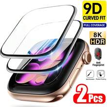 2pcs Watch Screen Protector, 3D Curved Edge Scratch-Resistant, Bubble-Free, High Definition, Flexible Soft Film Protector For Apple Watch Series 11/SE 3/Ultra 3/49/45/44/42/41/40/38mm - Transparent-2Pack - View 11