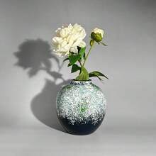 Blue Vase, Christmas Gift, Chinese Style, Luxury Style, Flower Arrangement, Art Style, Mysterious Oriental Style, Friend Gift, Birthday Gift, Hotel Decor, Fashion, Art Collection, Vase, Display Art, Retro Style, Simple Elegant, Home Vase, Vase Decor, Vase - Multicolor - View 3